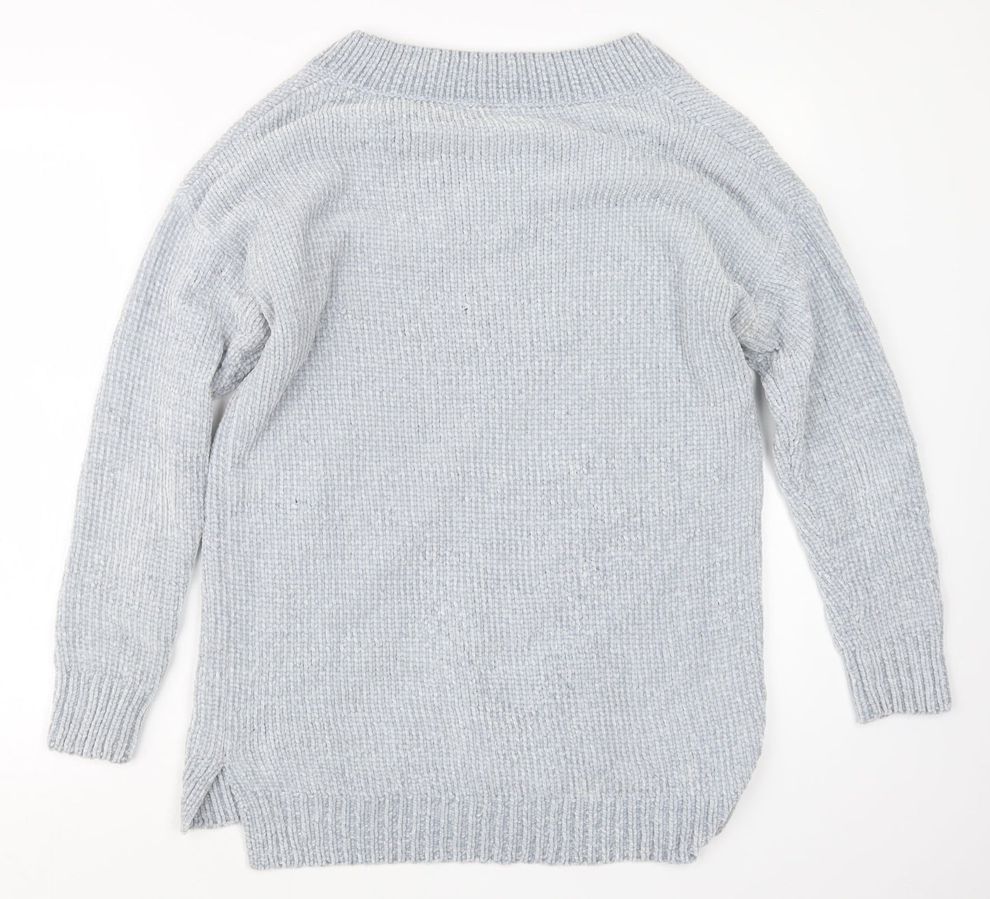 Studio Womens Blue  Knit Pullover Jumper Size 12