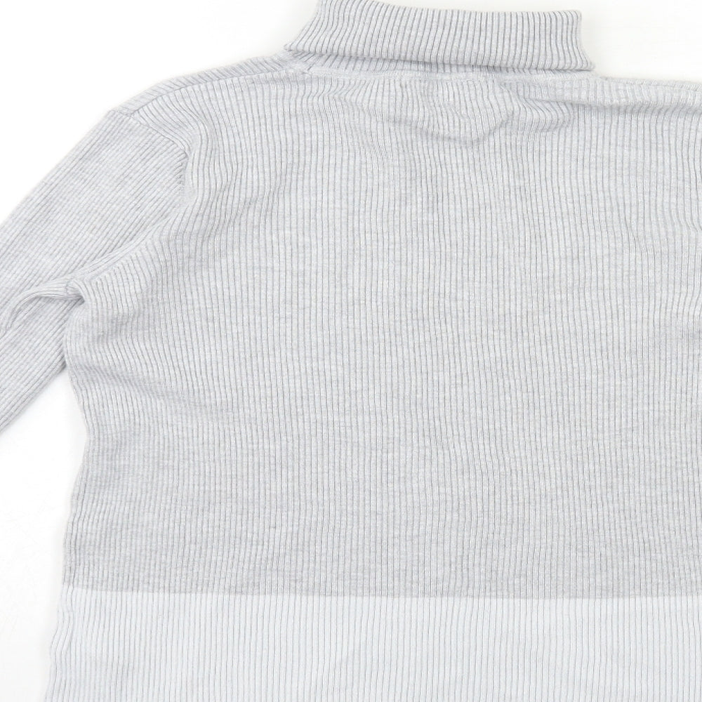 Debenhams Womens Grey  Knit Pullover Jumper Size 10