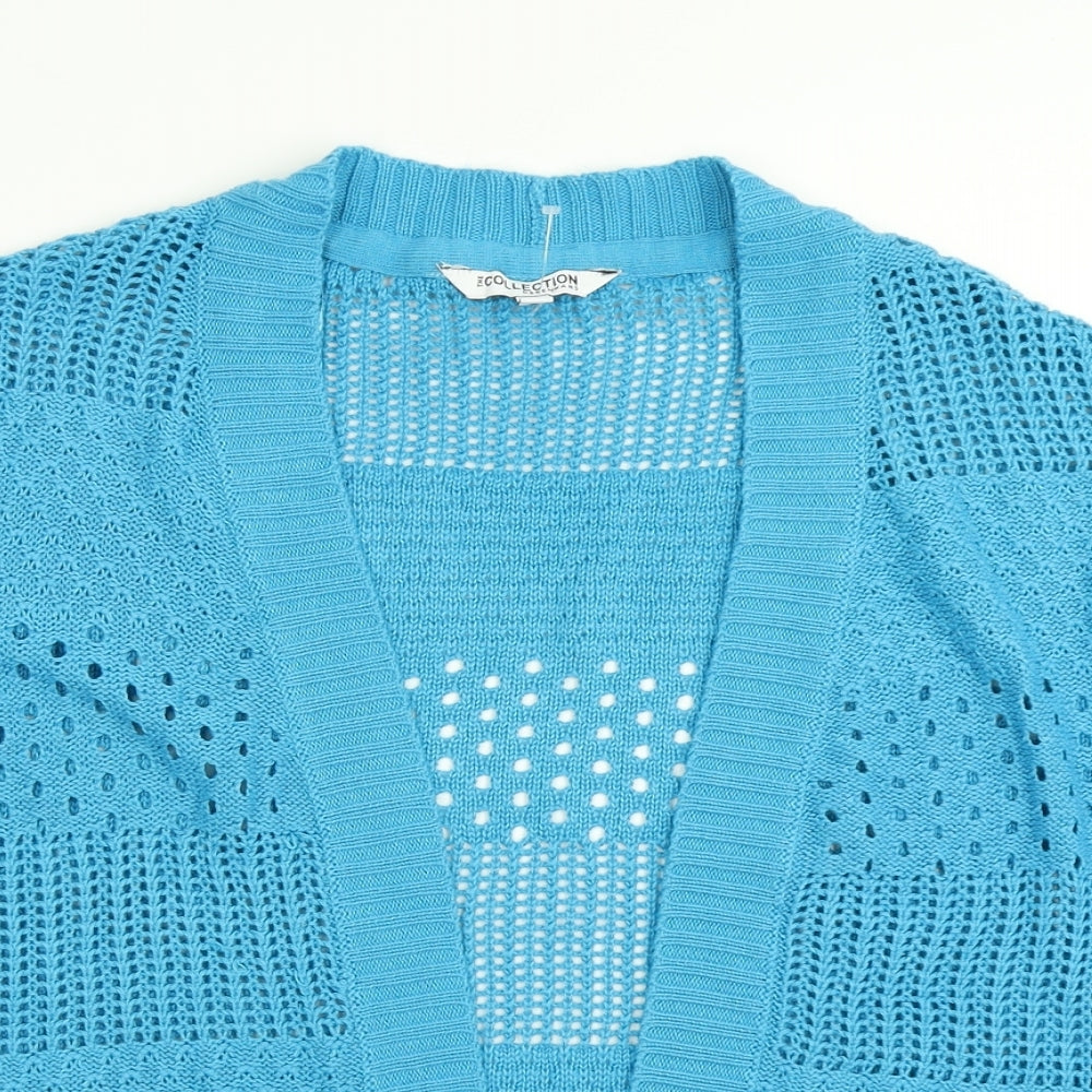 The Collection Womens Blue  Knit Cardigan Jumper Size 16
