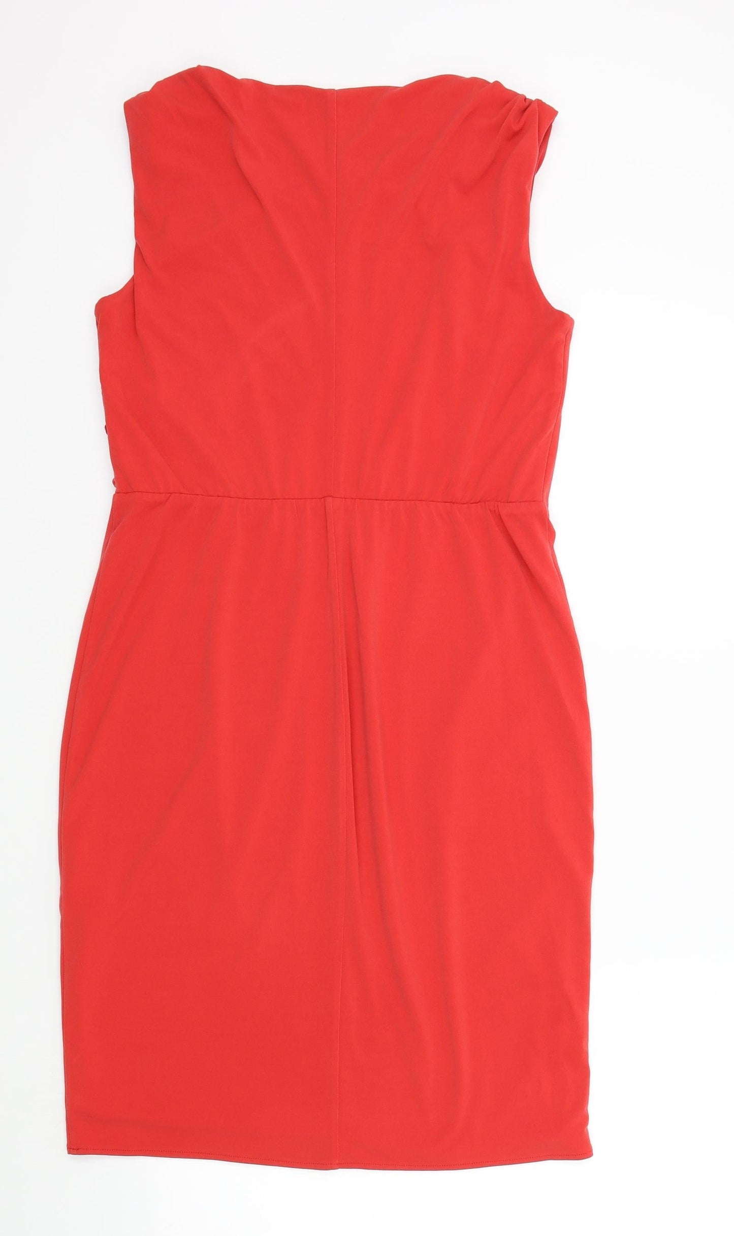 Coast Womens Orange Colourblock  A-Line  Size 12