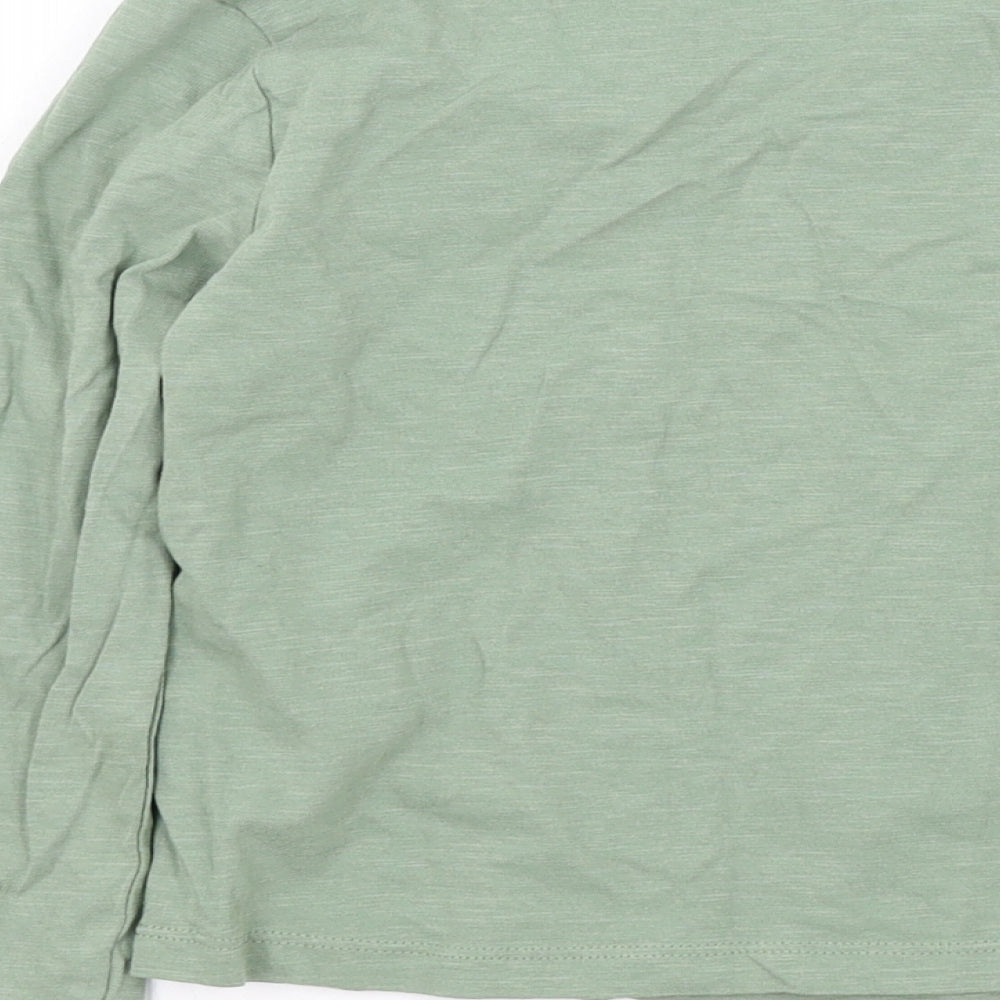 TU Girls Green Colourblock  Basic T-Shirt Size 6 Years