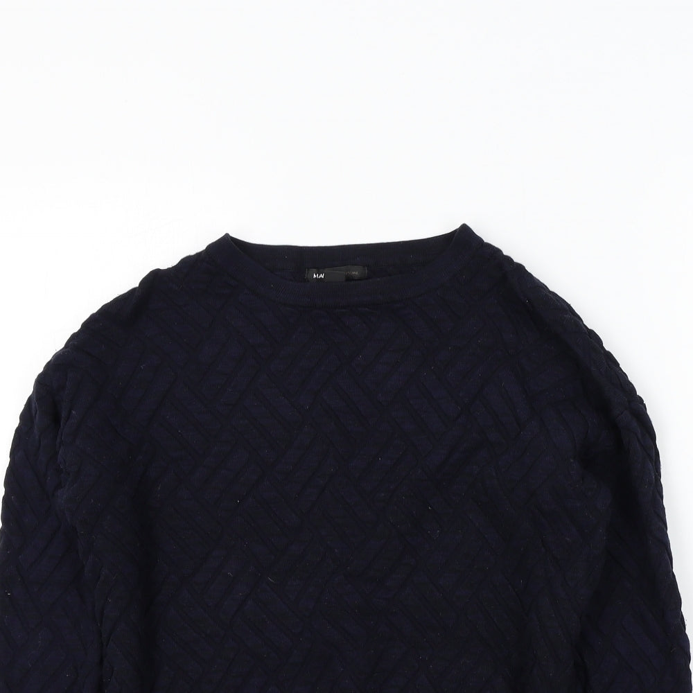 Mango Womens Blue   Pullover Jumper Size XS