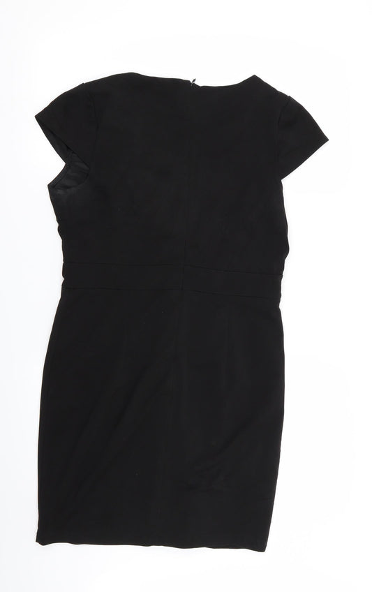 Atelier Womens Black Batik  A-Line  Size 12