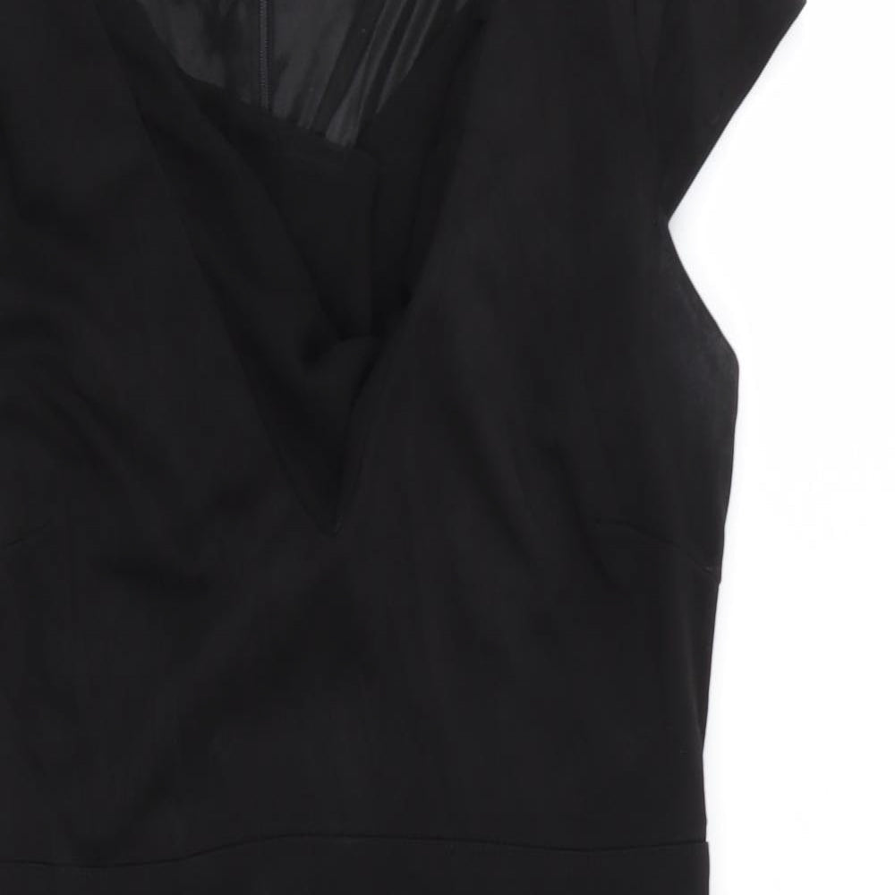 Atelier Womens Black Batik  A-Line  Size 12