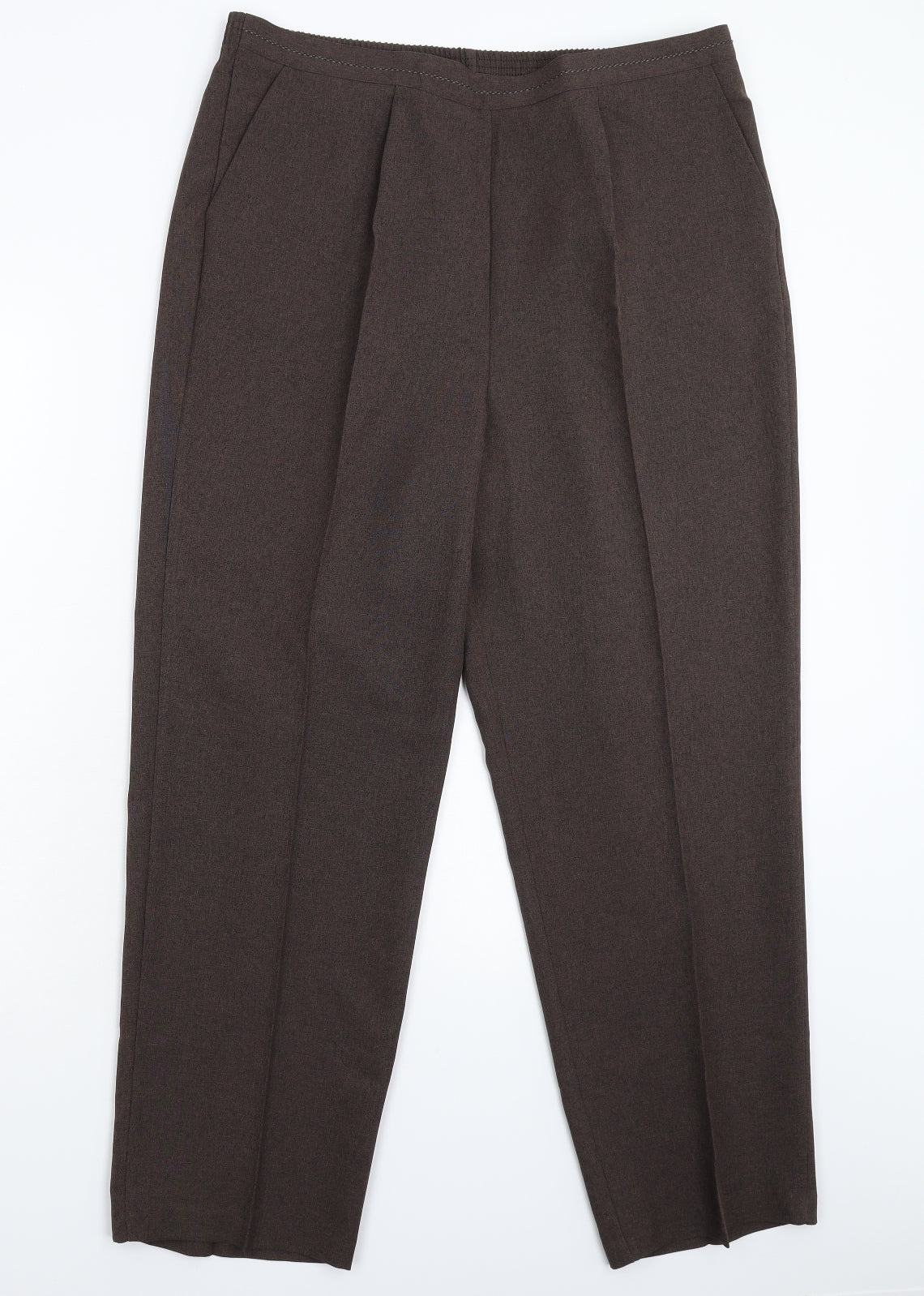 Bonma Womens Grey   Trousers  Size 16 L27 in