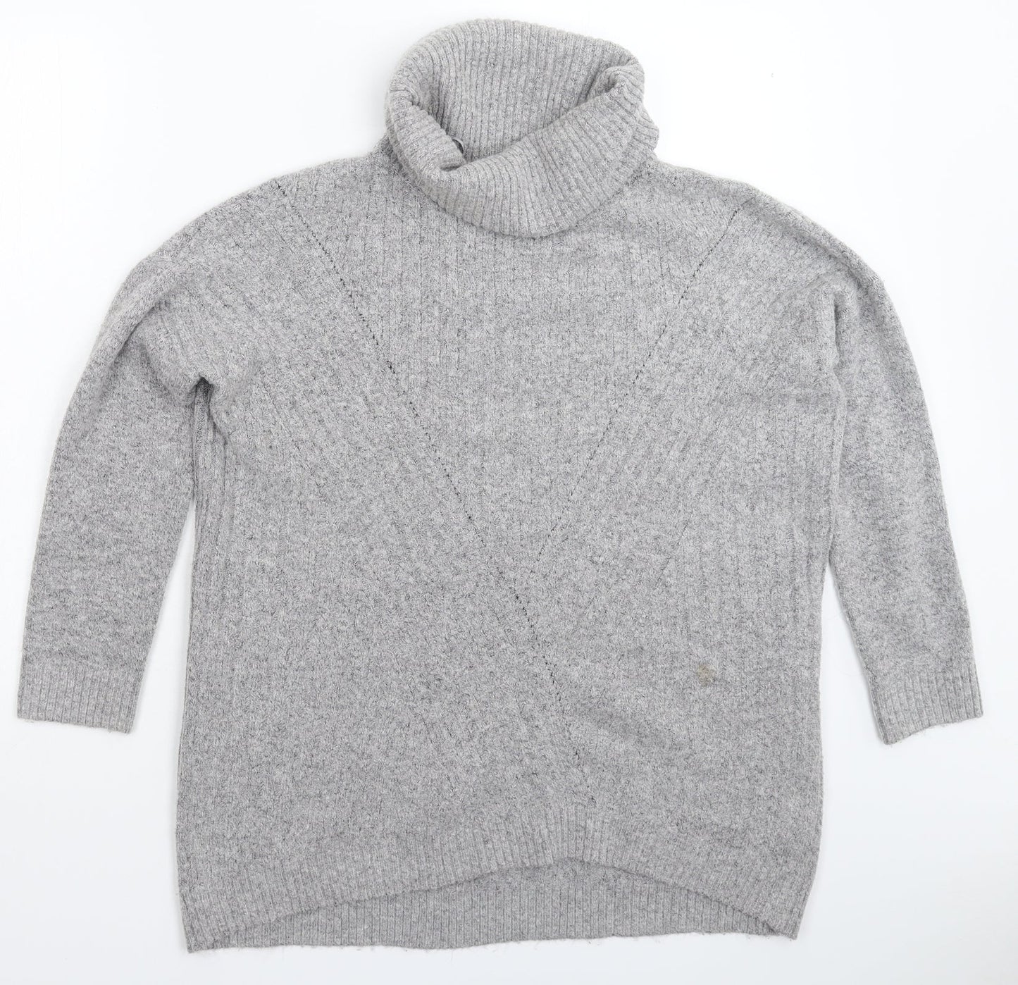 Marks and Spencer Womens Grey  Knit Pullover Jumper Size 8