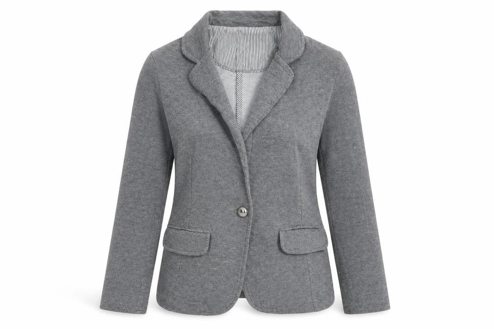 Internac Womens Grey   Jacket Blazer Size 10