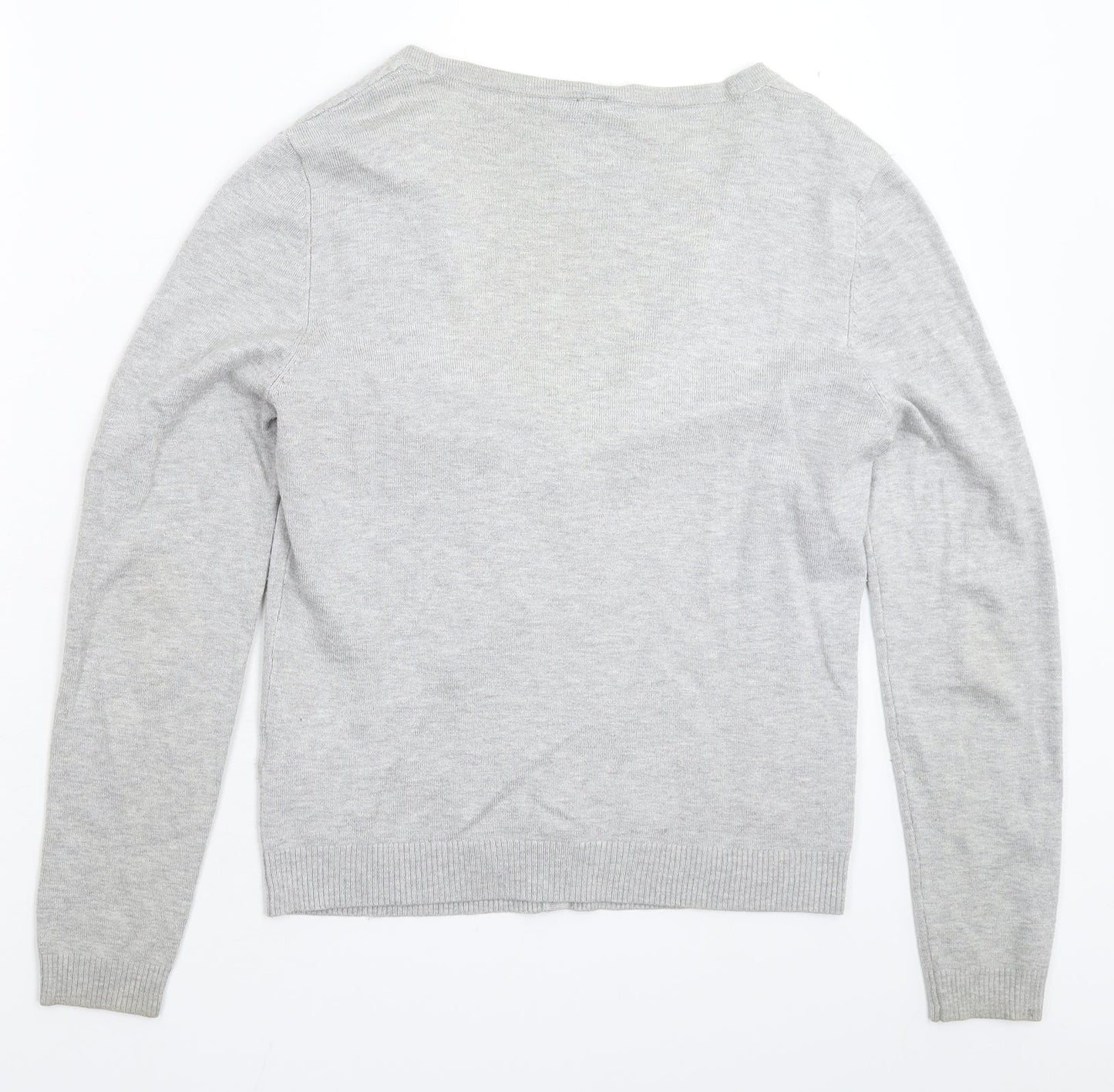 Metropolis Womens Grey  Knit Cardigan Jumper Size L