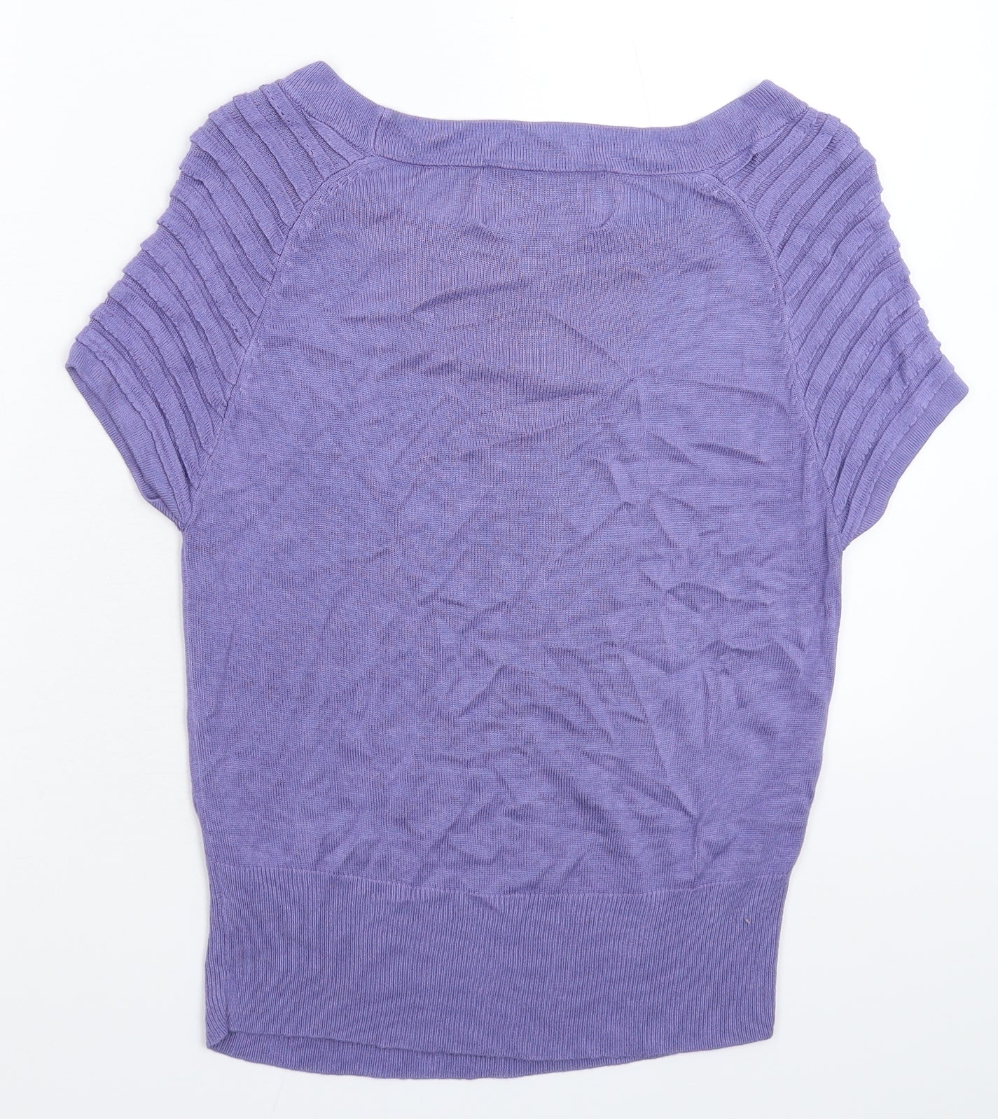 Principles Womens Purple  Knit Pullover Jumper Size M