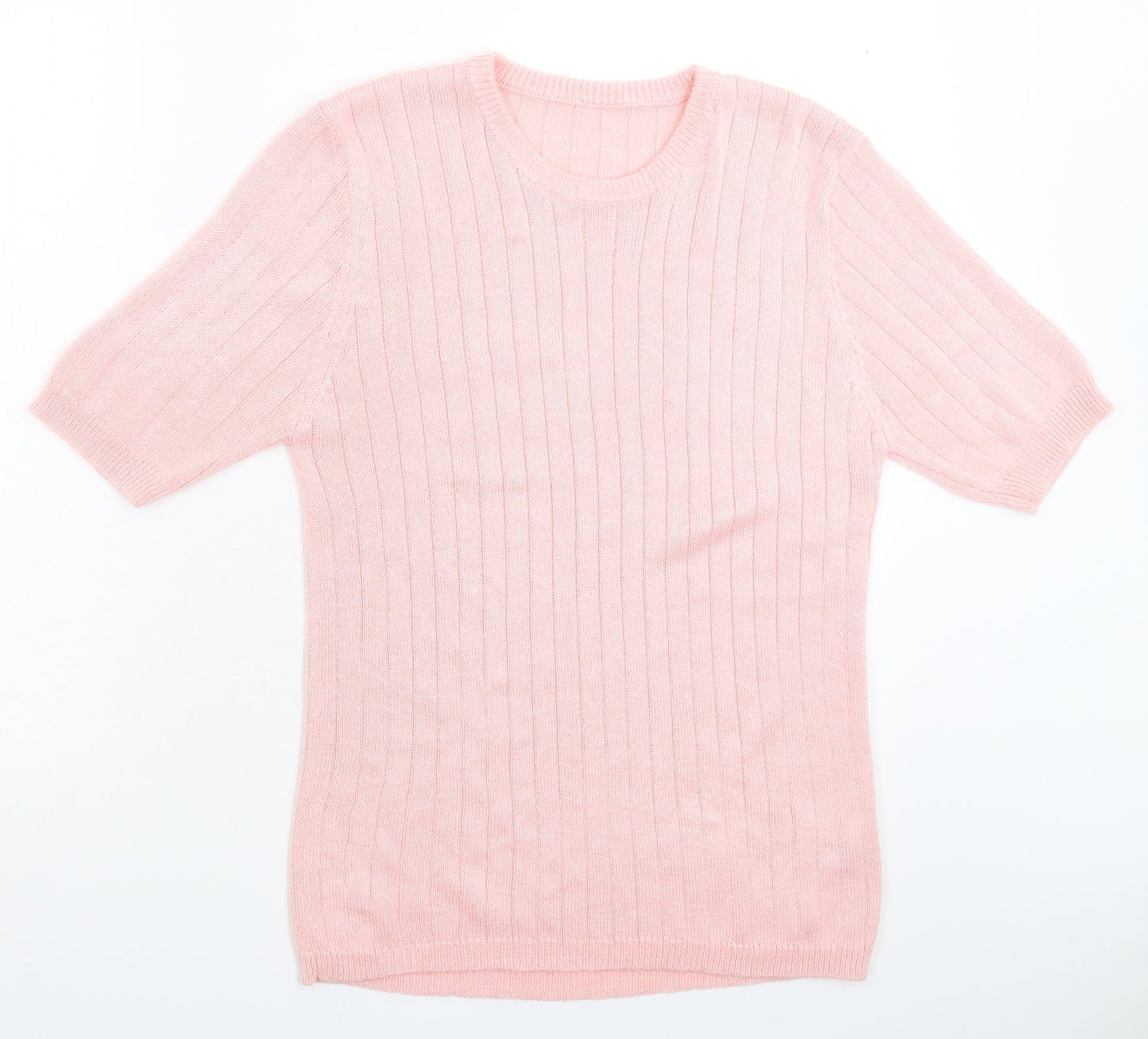Preworn Womens Pink  Knit Pullover Jumper Size M