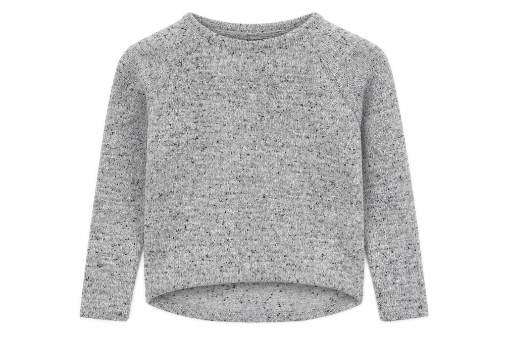 New Look Girls Grey  Knit Pullover Jumper Size 10-11 Years