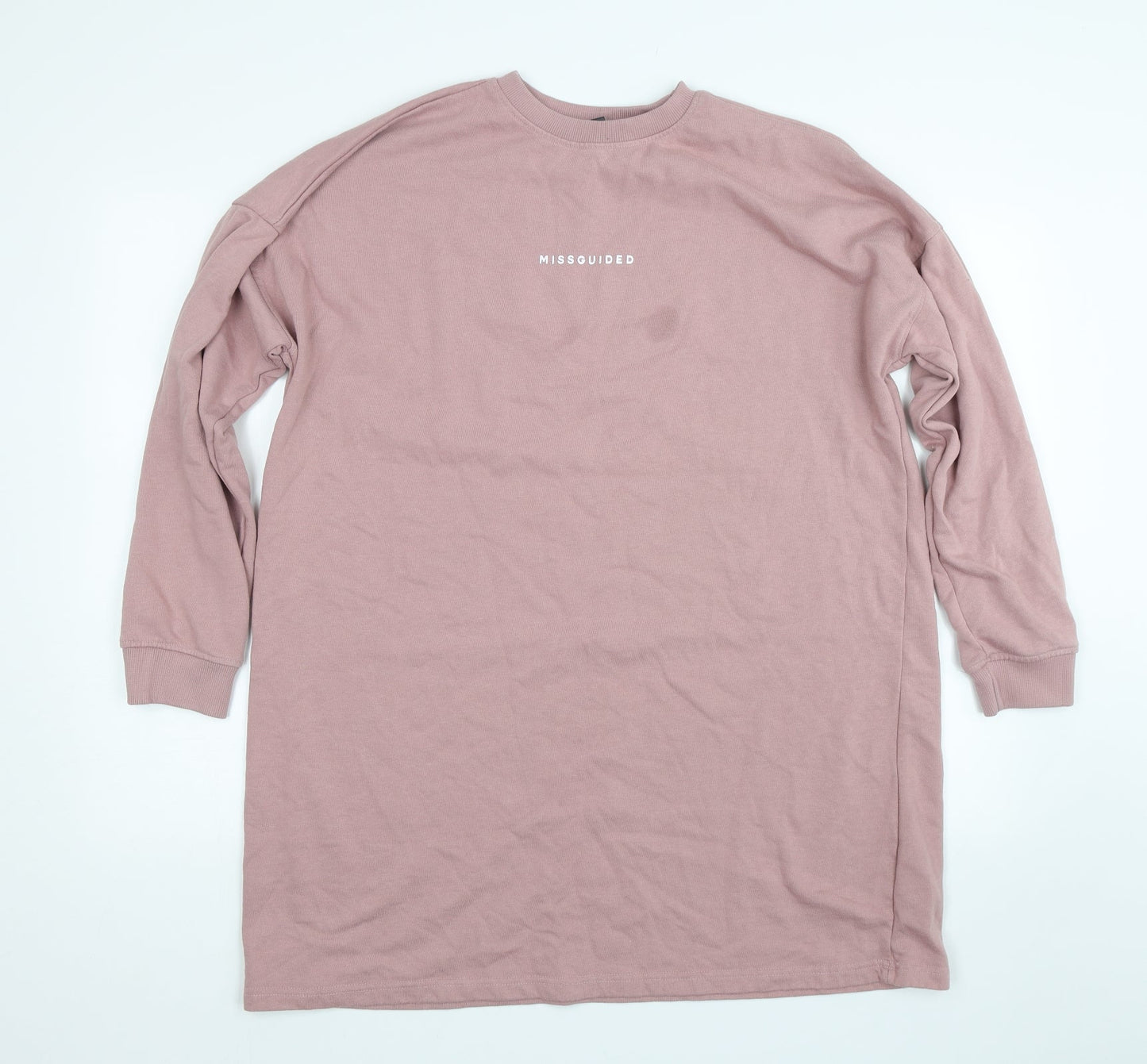 Missguided Womens Pink   Pullover Sweatshirt Size 12