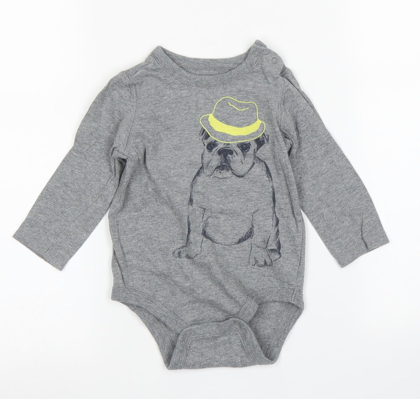 Gap Boys Grey   Babygrow One-Piece Size 12 Months