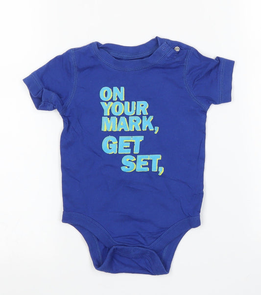 Gap Boys Blue   Babygrow One-Piece Size 12-18 Months