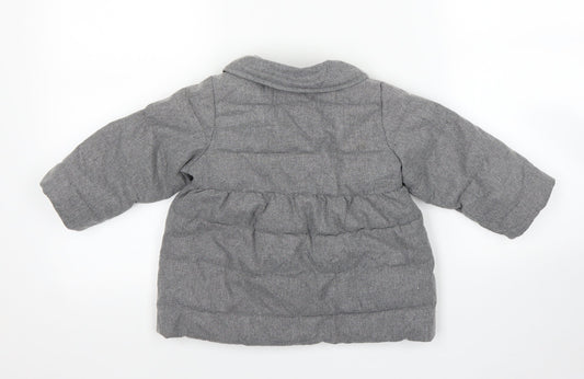Gap Boys Grey   Puffer Jacket Coat Size 18 Months