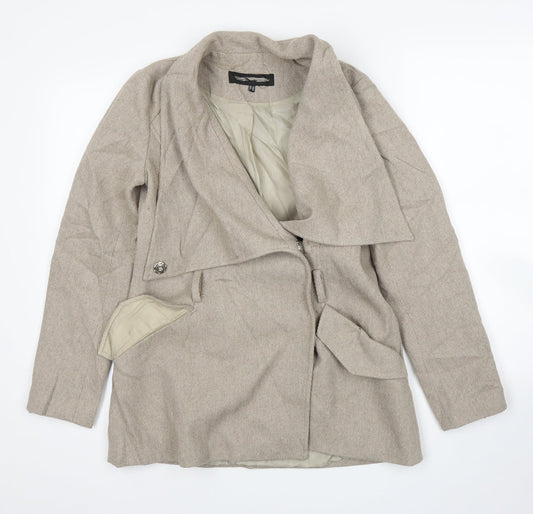 prew Womens Beige   Jacket Coat Size 10