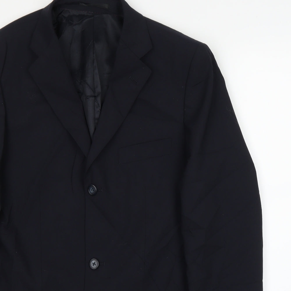 Preworn Mens Blue   Jacket Suit Jacket Size 42