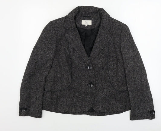 Country Casuals  Womens Grey   Jacket Coat Size 16