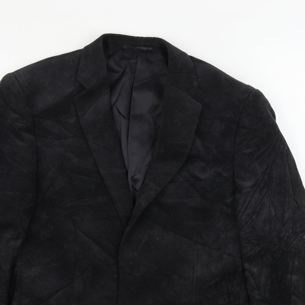 Preworn Mens Black   Jacket Blazer Size 40