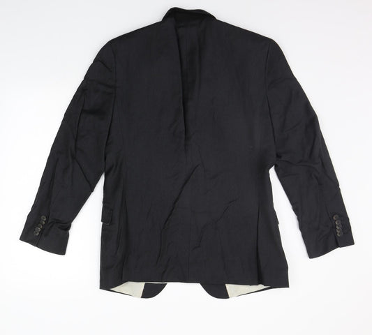 T.M LEWWN  Womens Black   Jacket Blazer Size 10