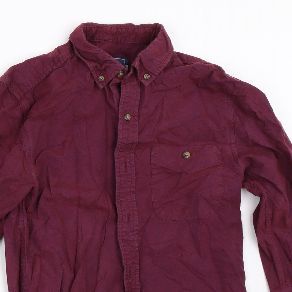Topman Mens Purple    Button-Up Size XS