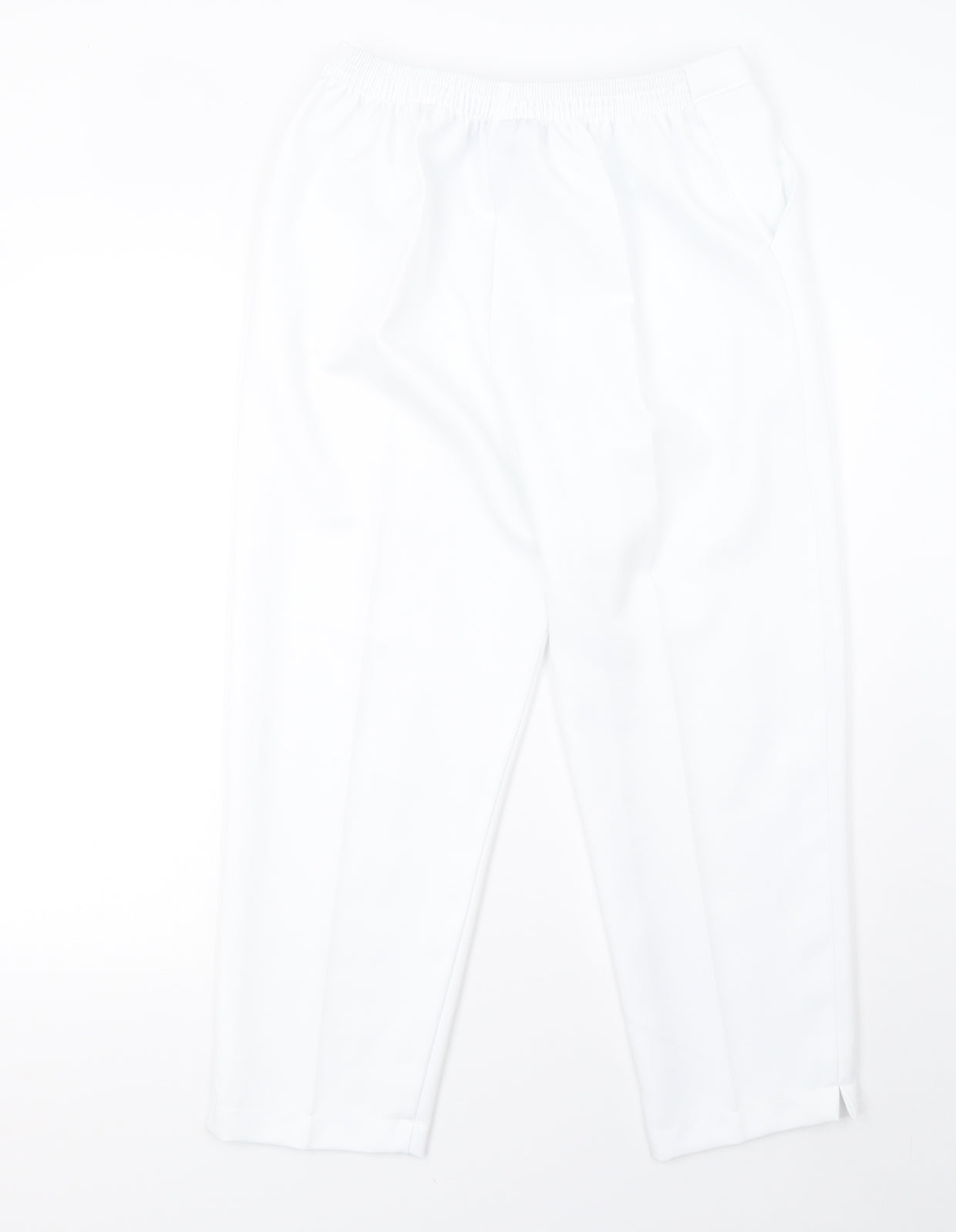 Preworn Womens White   Trousers  Size 16 L27 in
