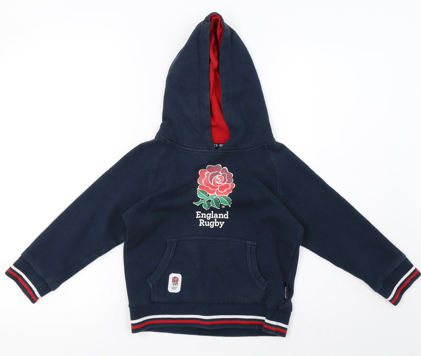 Preworn Boys Blue   Pullover Hoodie Size 5-6 Years