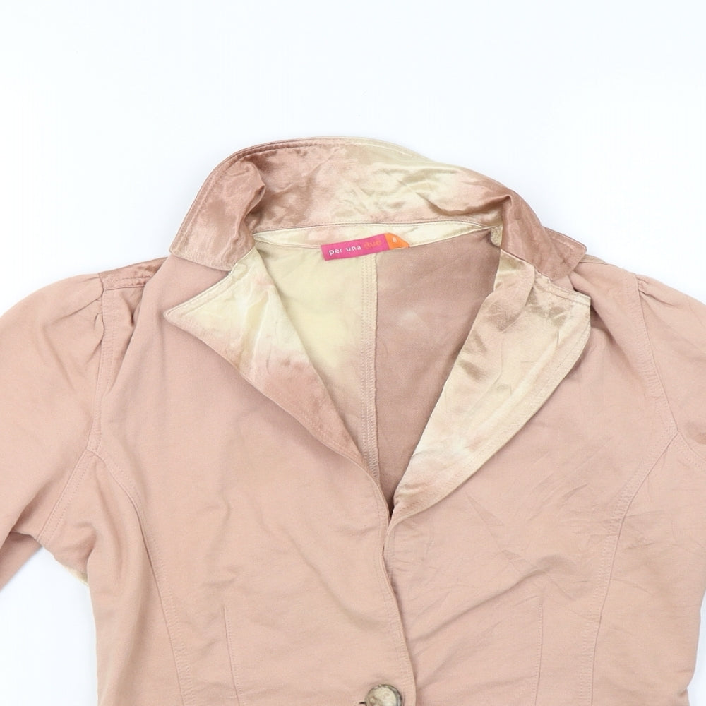 Marks and Spencer Womens Pink   Jacket  Size 8