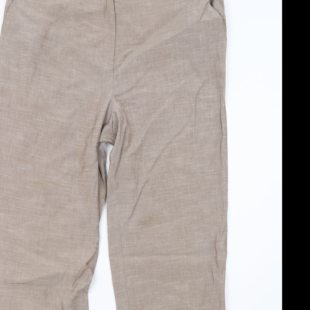 Precis Womens Brown   Trousers  Size 14 L29 in