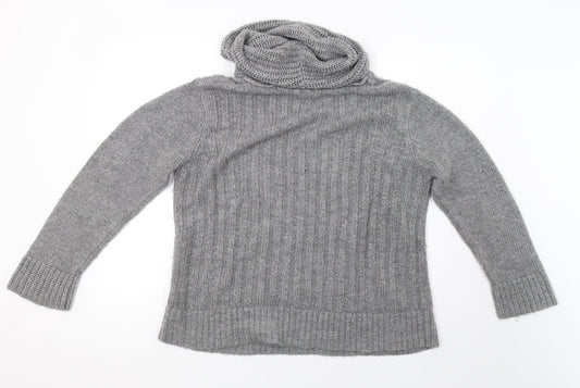 M&Co Womens Grey  Knit Pullover Sweatshirt Size 2XL