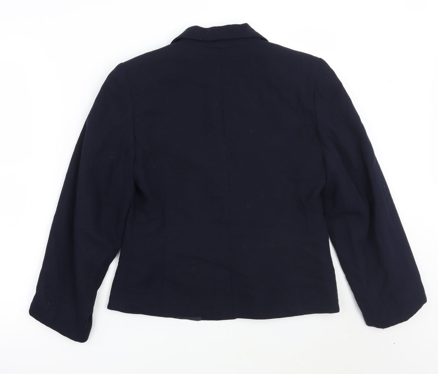 AMARANTO Womens Blue   Jacket Blazer Size 10