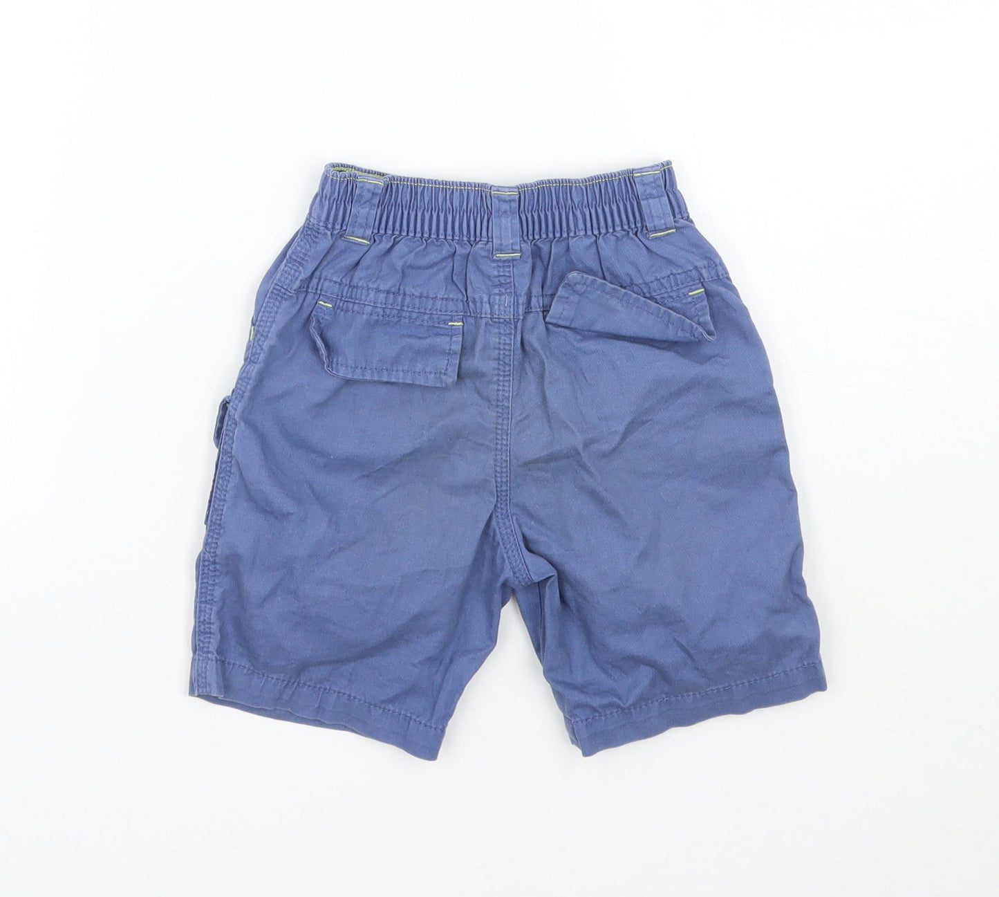F&F Boys Blue   Cargo Trousers Size 9-12 Months