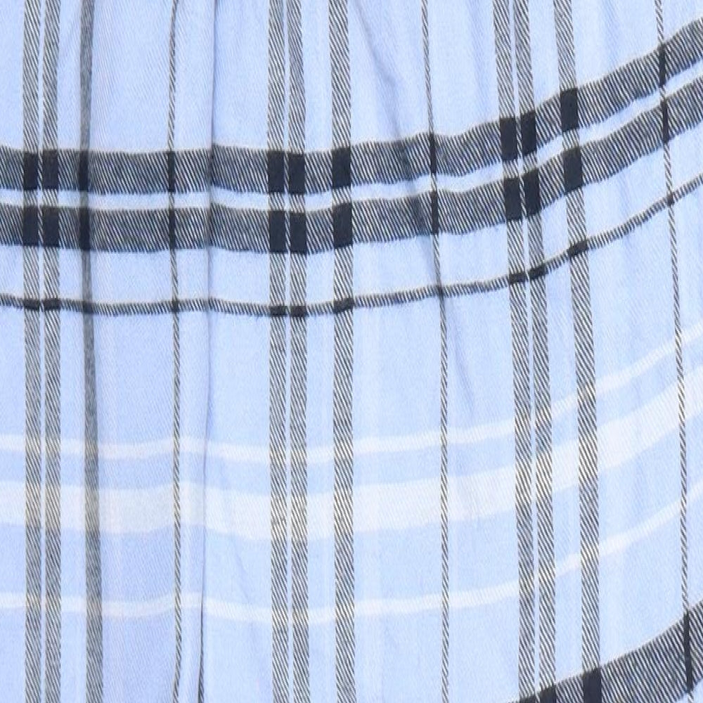 NEXT Womens Blue Check   Pyjama Pants Size M