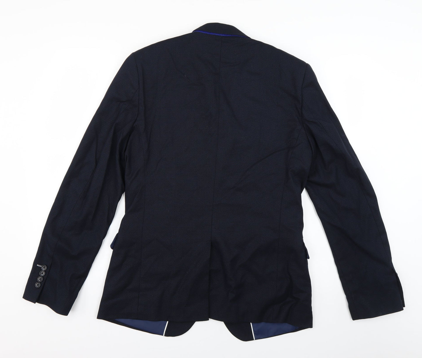 t&w Mens Blue   Jacket Suit Jacket Size L