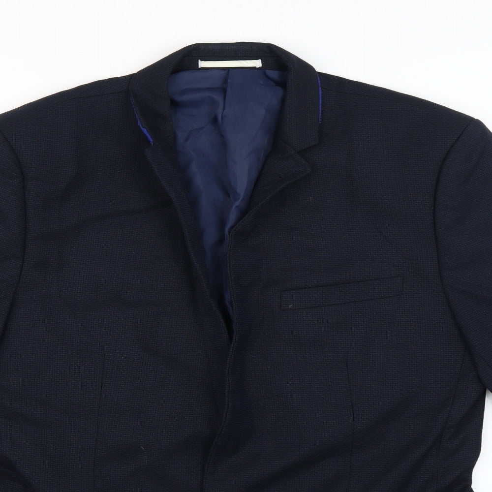 t&w Mens Blue   Jacket Suit Jacket Size L