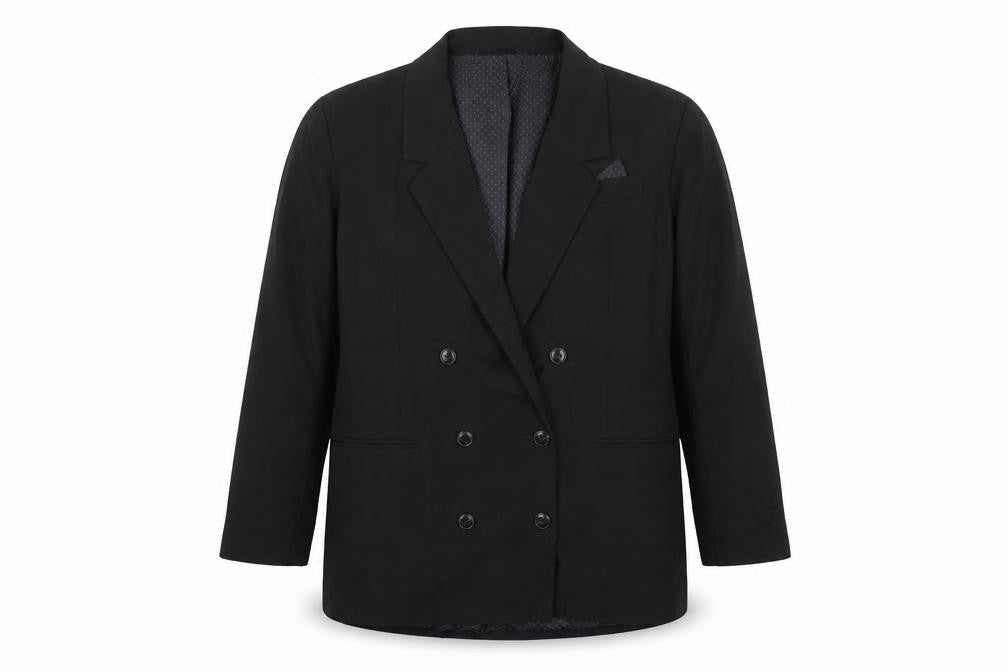 St Michael Mens Black   Jacket Suit Jacket Size 42