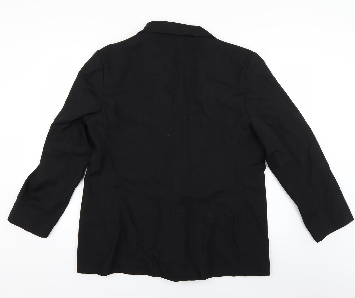 St Michael Mens Black   Jacket Suit Jacket Size 42