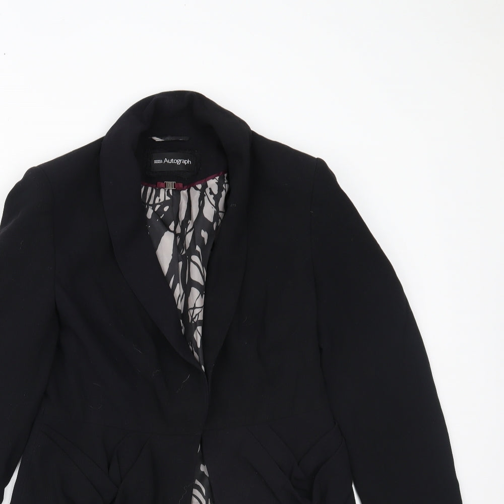 Marks and Spencer Womens Black   Gilet Blazer Size 10