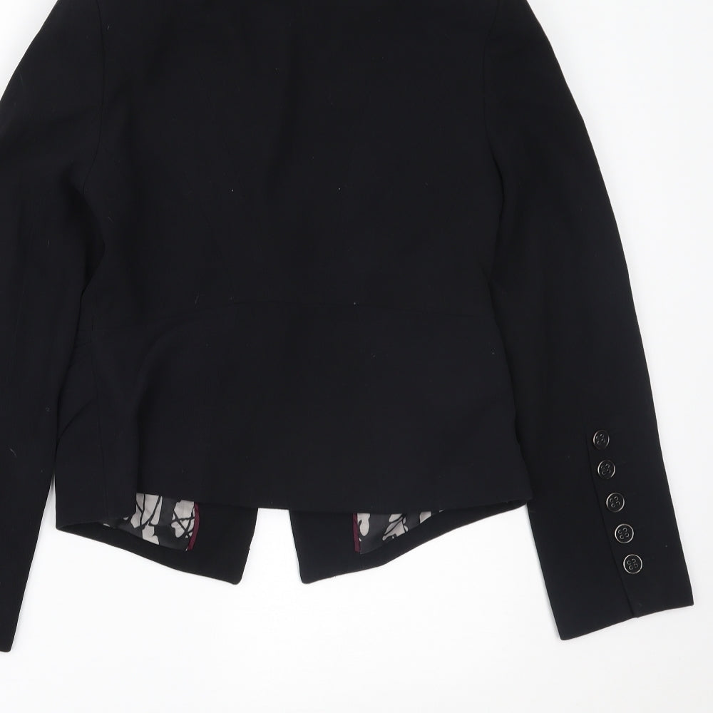 Marks and Spencer Womens Black   Gilet Blazer Size 10