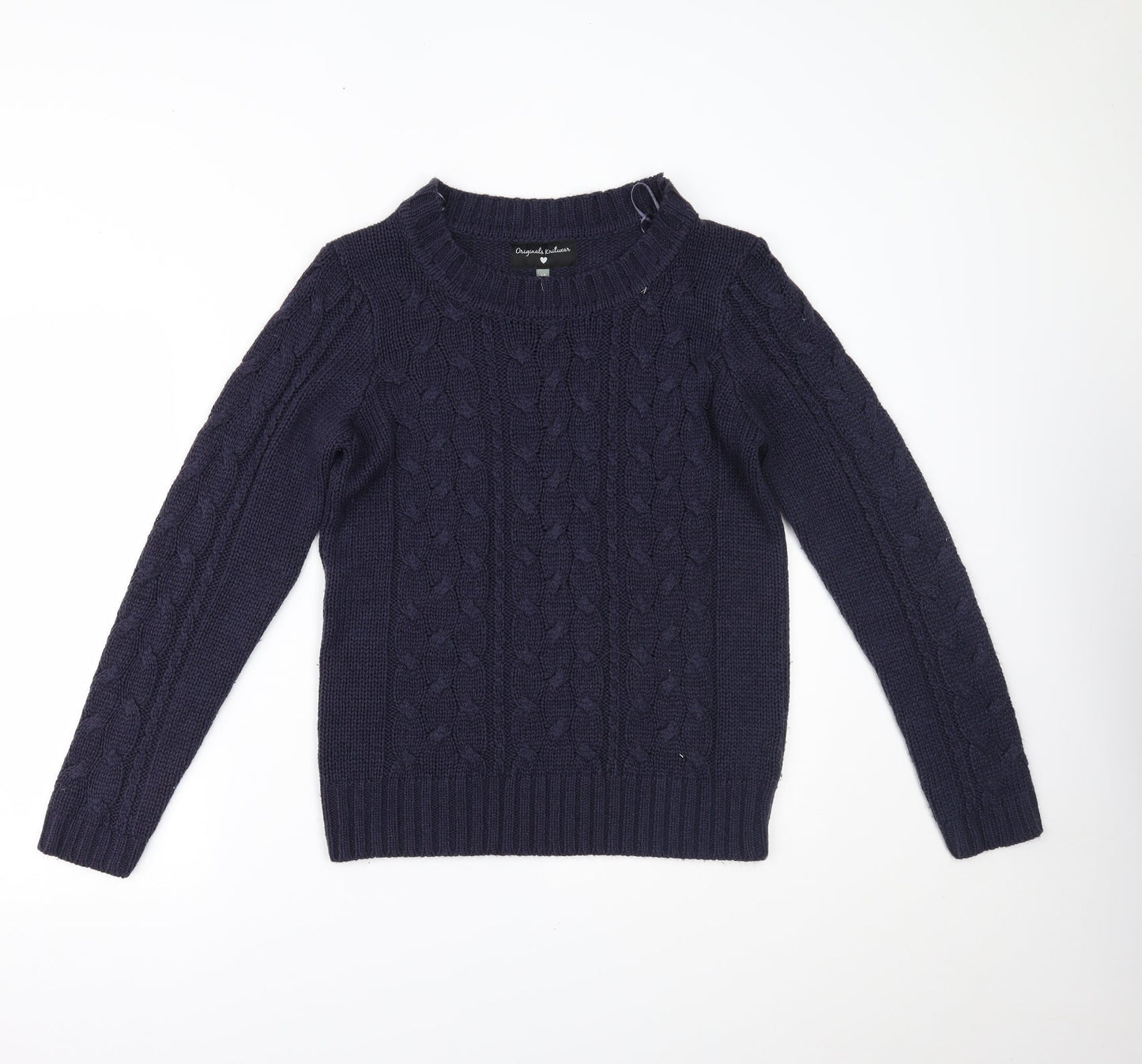 Originals Knitwear Womens Blue   Pullover Jumper Size M