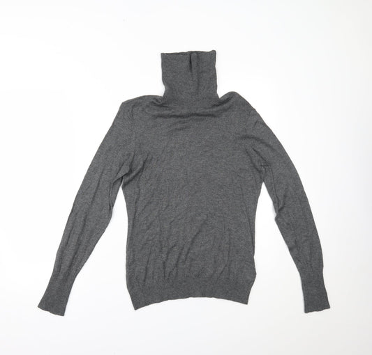 H&M Womens Grey   Basic Blouse Size S