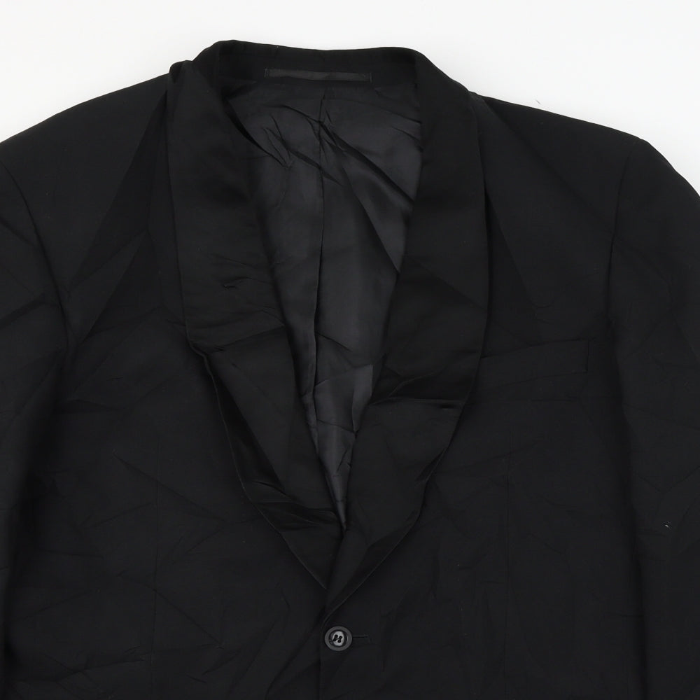 C&A Mens Black   Jacket Suit Jacket Size L
