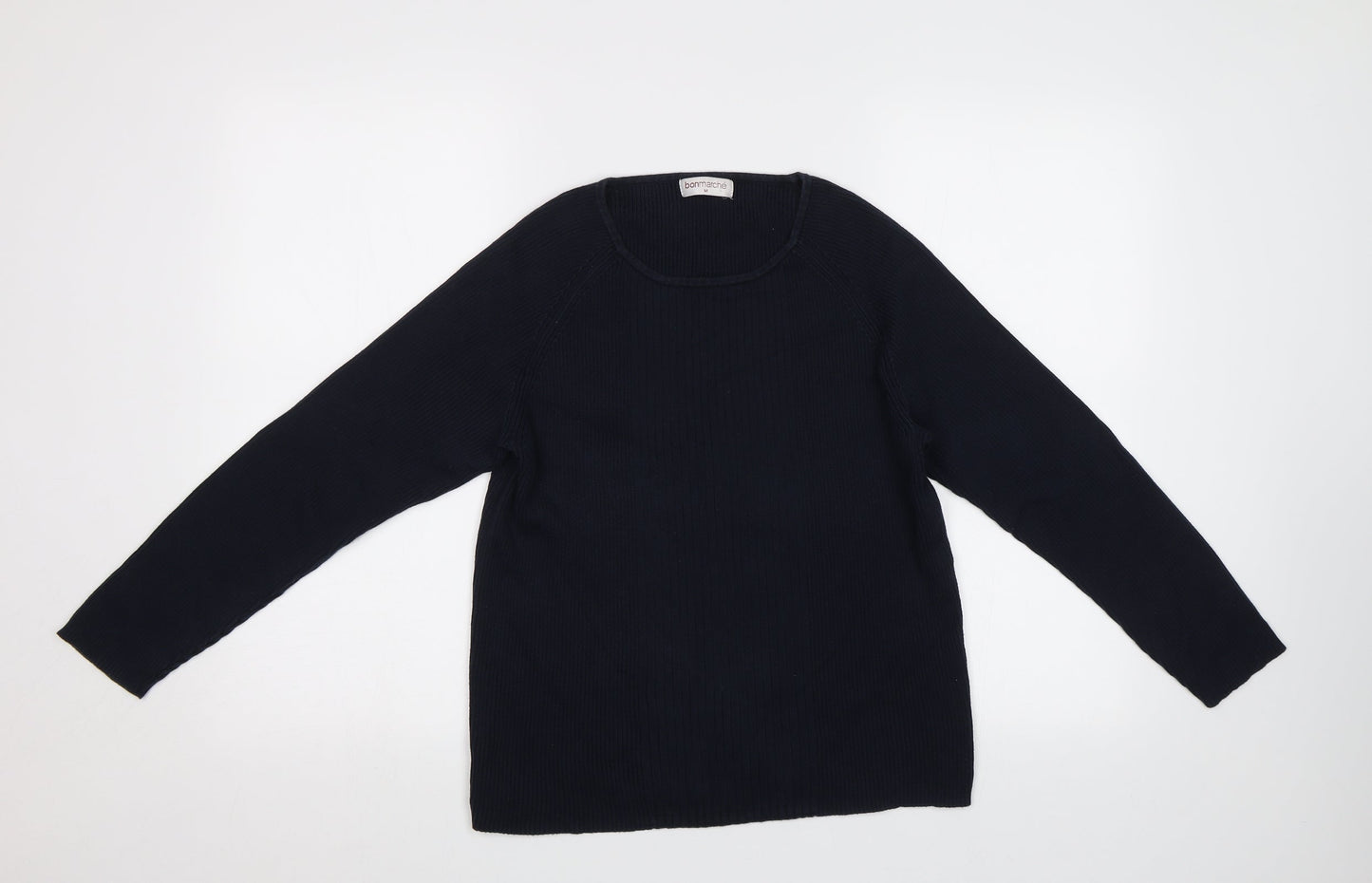Bonmarché Womens Blue   Pullover Jumper Size M