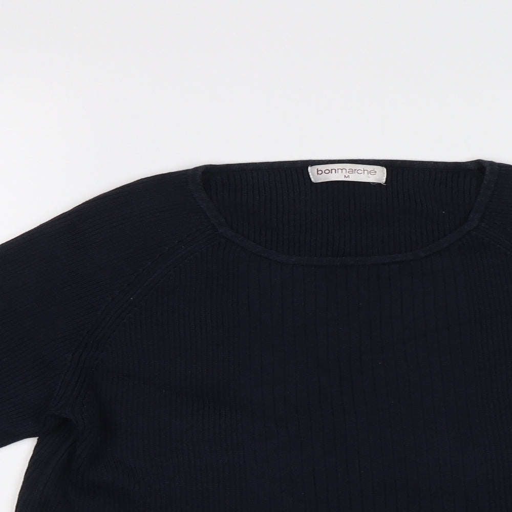 Bonmarché Womens Blue   Pullover Jumper Size M