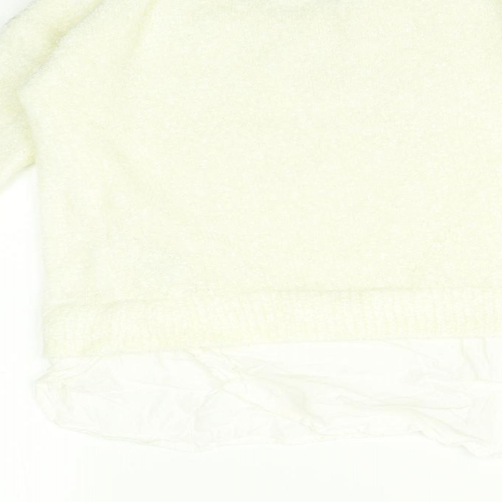 H&M Girls White   Pullover Jumper Size 11-12 Years