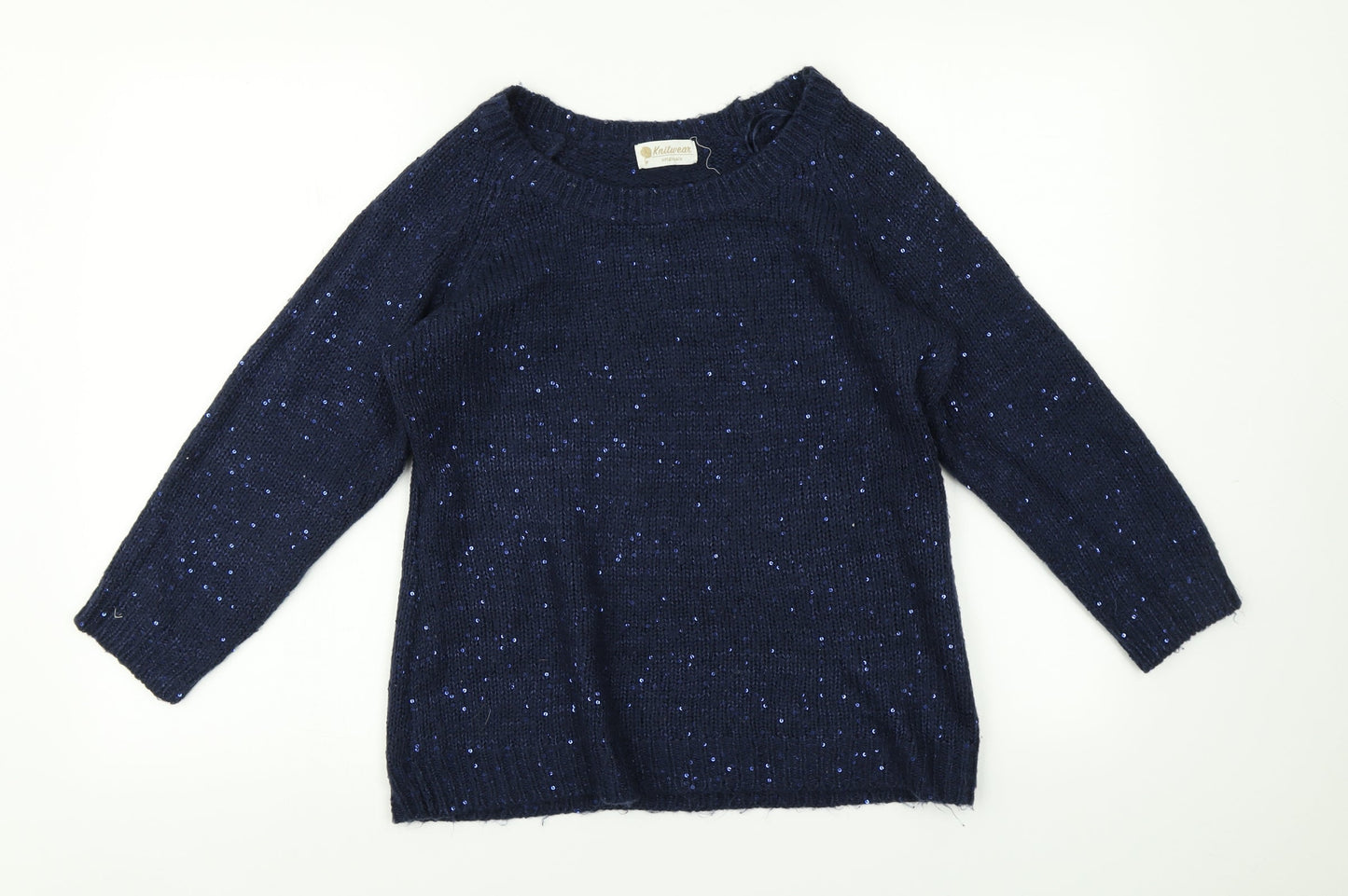 Knitwear Womens Blue   Pullover Jumper Size L