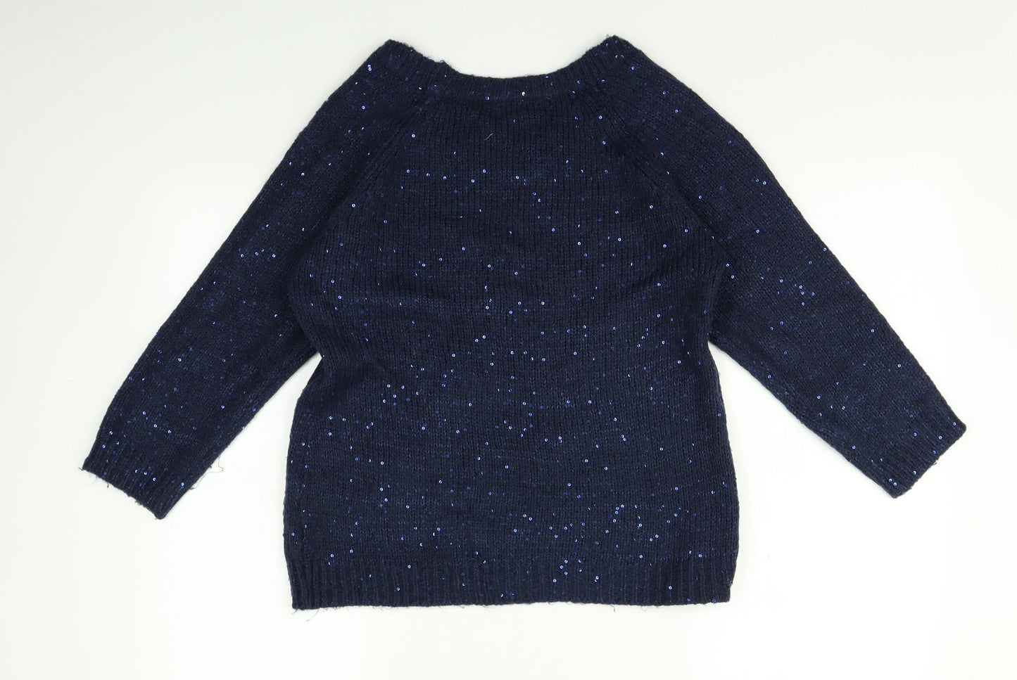 Knitwear Womens Blue   Pullover Jumper Size L