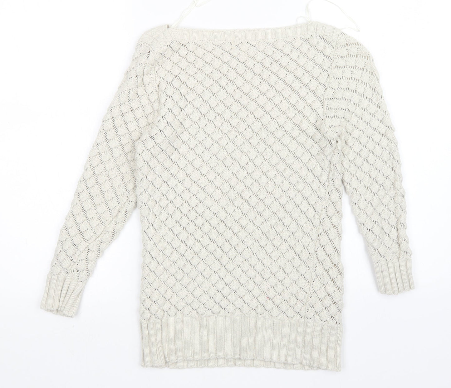 Monsoon Womens Beige   Pullover Jumper Size 10
