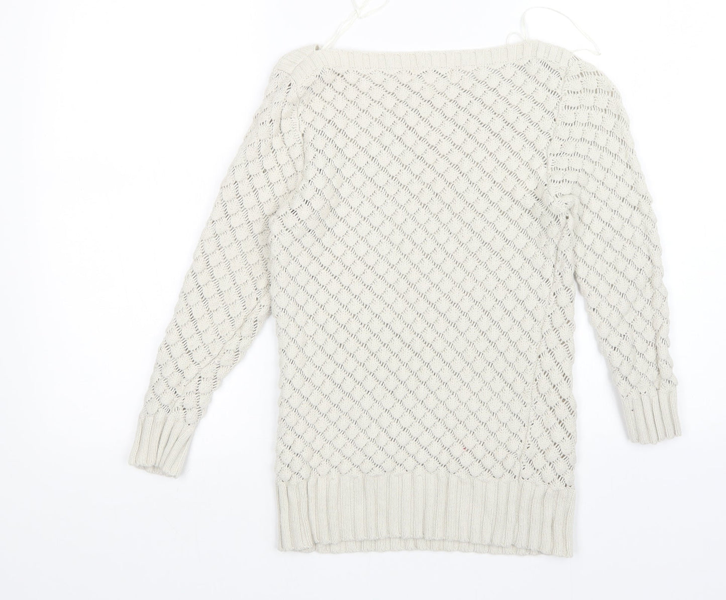 Monsoon Womens Beige   Pullover Jumper Size 10