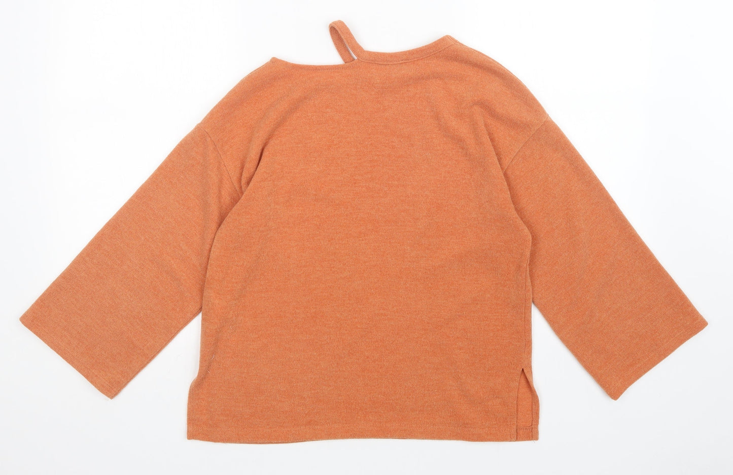 Zara Womens Orange   Pullover Jumper Size S